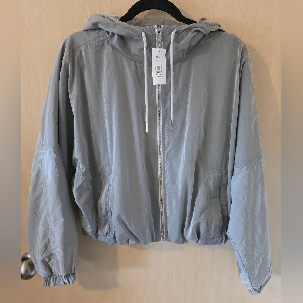 Gray Women's Hooded Jacket